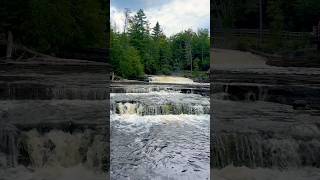 Tahquamenon Lower Falls State Park nature waterfall [upl. by Cadmann]