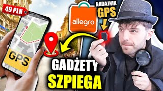 Testuje GADŻETY DO SZPIEGOWANIA z Allegro śledzenie GPS [upl. by Atsahs285]