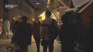 Märchenhafter Wintereinbruch  Ein weiß geschmückter Weihnachtsmarkt  RFH aktuell [upl. by Eloise181]