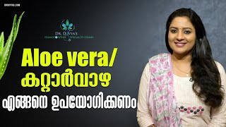 മുഖത്തും തലയിലും കറ്റാർവാഴ എങ്ങനെ ഉപയോഗിക്കണം Amazing Benefits amp Usage of Aloe Vera for Skin amp Hair [upl. by Immaj]