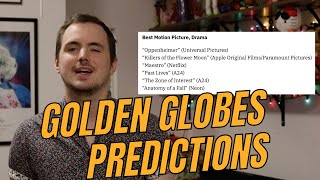 Golden Globes 2024 Nominees My Predictions and Personal Picks [upl. by Ardnasac644]