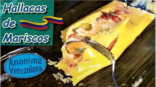 Como Hacer Hallacas de Mariscos  HALLACAS VENEZOLANAS  Receta Paso a Paso [upl. by Michelina271]