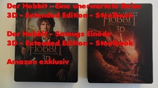 Unboxing Video Der Hobbit 1  2 Jumbo Steelbooks [upl. by Darell547]