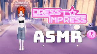 roblox asmr  my first time playing dress to impress disaster [upl. by Nica]