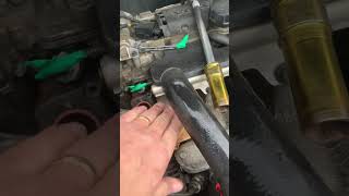 Volvo V70 25T  thermostat change [upl. by Schoenburg]