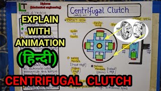 Centrifugal Clutch Explain in hindi  construction and working [upl. by Isnan322]