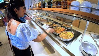 Carnival Cruise Buffet Lunch Food Tour 4K [upl. by Aissela]