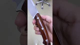 Sandvik 14C28N Steel 45inch Fixed Blade Knife with Ironwoodknife edc [upl. by Aniham749]