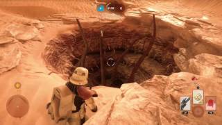 STAR WARS™ Battlefront™Getting eaten by a Sarlacc pit [upl. by Nithsa]