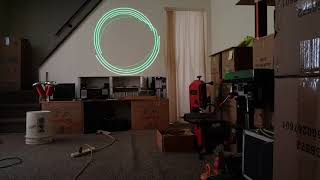 Oscilloscope music using a laser  Jerobeam Fenderson  Spirals [upl. by Aleek664]