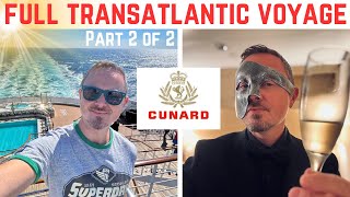 Cunard Queen Mary 2 Full Transatlantic Voyage amp Sail In to New York part 2 of 2 [upl. by Fonville]