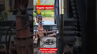 Engate rápido e suas facilidade pra troca de enplementos excavator [upl. by Jerman]