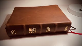 REVIEW Christian Standard Bible  CSB Study Bible [upl. by Quarta]