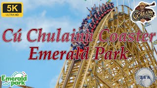 Cú Chulainn Coaster onrideoffride POV Emerald Park 5K 60 fps [upl. by Tate478]