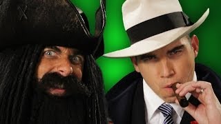 Epic Rap Battles of History  Behind the Scenes  Blackbeard vs Al Capone [upl. by Anica]