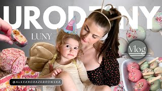 VLOG TRZECIE URODZINY LUNY 🎂 💕 🌸 [upl. by Burnley]