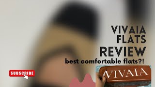 VIVAIA FLATS UNBOXING amp REVIEW [upl. by Yllah]