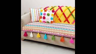 Crochet sofa runner very nice share ideas crochetsofa [upl. by Nimesh]