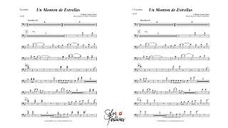 UN MONTON DE ESTRELLAS GILBERTO SANTA ROSA Sheet Music for Orchestra SALSA PARTITURAS [upl. by Bennir]