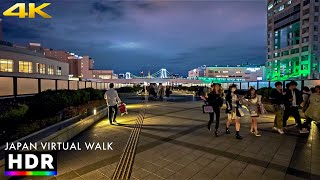 Japan  Tokyo Telecom Center walk to Odaiba • 4K HDR [upl. by Evey]