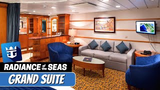 Royal Caribbean Quantum of the Seas Grand Suite Room Tour Alaska and Sky Class Benefits [upl. by Laertnom360]