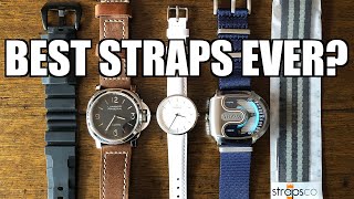 StrapsCo Straps Review Rubber Leather Nylon NATO amp more  Perth WAtch 403 [upl. by Mailli]