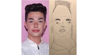 Spot The Difference  Fan Art By Tw1tterPicasso  James Charles Lil Nas X and more [upl. by Orlosky615]