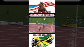 Noah Lyles VS Usain Bolt [upl. by Craw]