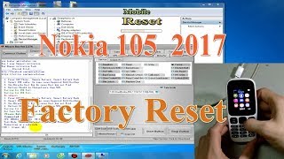 Nokia 105 2017 TA1034 Factory Reset to unlock code ok [upl. by Karissa645]