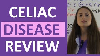 Celiac Disease Symptoms Pathophysiology Diet Nursing NCLEX Lecture [upl. by Kcajyllib764]