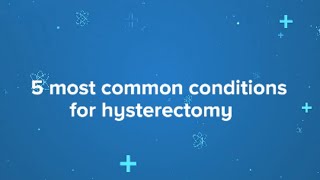 5 Reasons for Hysterectomy  Dr Amita Shah [upl. by Alorac563]