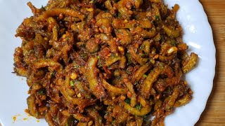 Karele ki sabji l Easy amp Tasty karela l Bittergourd onion sabzi [upl. by Euv193]