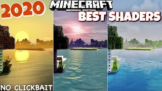 TOP 15 Minecraft PE Ultra Realistic Shaders of 2020 [upl. by Benny]