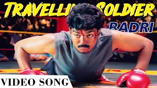 Travelling Soldier Video Song  Thalapathy Vijay Hit Song  Badri Movie Songs  Vijay Hit Songs [upl. by Weinshienk228]