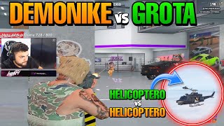 TRETA DE PISTA GROTA x DEMONIKE ROLOU UM PIPA COMBATE DE HELI x HELI INSANO  COMPLEXO CLIPES 20 [upl. by Esiuol]