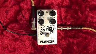 Caline CP66 Classic So What Flanger Pedal Demo [upl. by Inattirb]