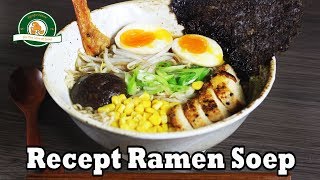 Recept Japanse ramen noedel soep met kip maken [upl. by Yelnet]