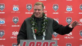 Postgame Presser vs Washington State  Bronco Mendenhall 111624 [upl. by Kameko]