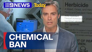 Australian neurologists calling for popular herbicide chemical to be banned  9 News Australia [upl. by Fredie194]