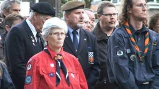 Dodenherdenking bij de Vallende Ruiter [upl. by Gerita]