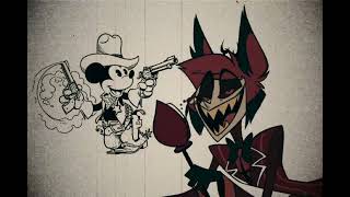 El ratón vaquero con Alastor y Mickey fandub random [upl. by Ecinaj]