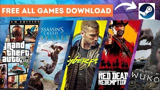 How to Download Steam Games for free  without any cost [upl. by Ornstead]