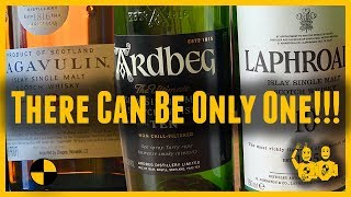 Lagavulin 16Laphroaig 10Ardbeg 10There can be only one [upl. by Hueston]