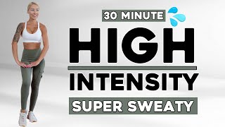 30 MIN CARDIO KILLER HIIT WORKOUT  Tabata Full Body  Fun amp High Intensity  To The Beat [upl. by Argyres]