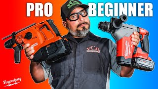 DeWALT Milwaukee Bosch Hilti Rotary Hammer Drill Comparison [upl. by Nairdad]