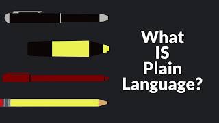 Editors Canada presents What is Plain Language with audio narration [upl. by Canon]