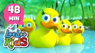 Five Little Ducks  S1EP18 Fun and Play MIX  LooLoo Kids Songs for Kids [upl. by Carry]