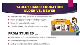 TABLETS FOR TEXTBOOKS IN SCHOOL [upl. by Yerffoeg]