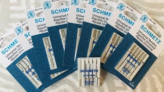 50 Schmetz Universal Sewing Machine Needles  Size 8012 [upl. by Nivk]