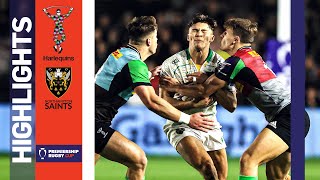 Harlequins v Northampton Saints  HIGHLIGHTS  Thriller Decided by 1 point Premiership Cup 202122 [upl. by Cutcliffe162]